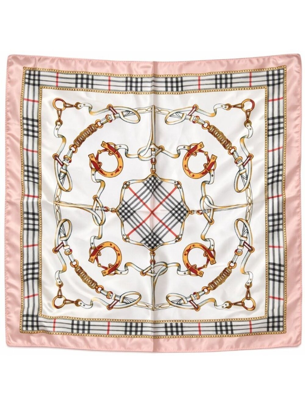 Blush Pink Equestrian Satin Scarf 20x20 Neck Hair Head Wrap